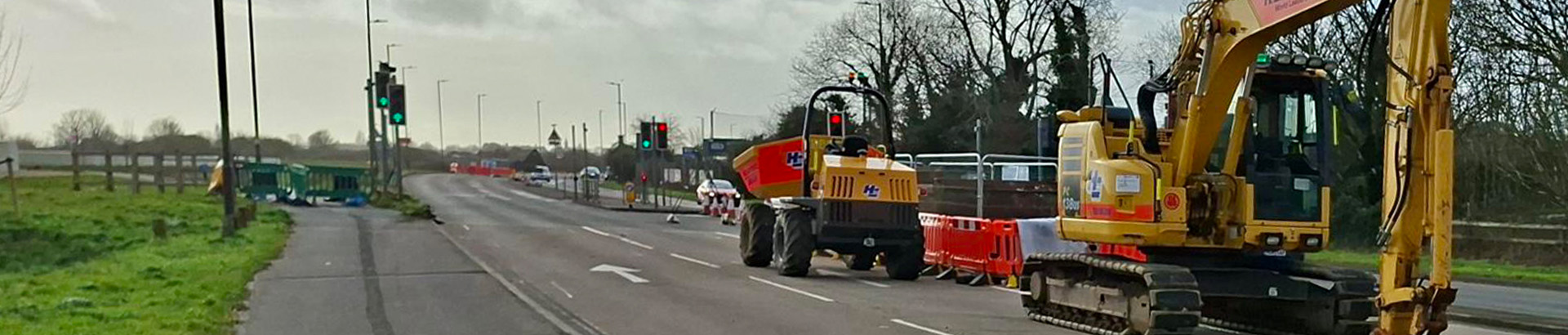 Image showing the Southern Water repairs on Eastern Rod