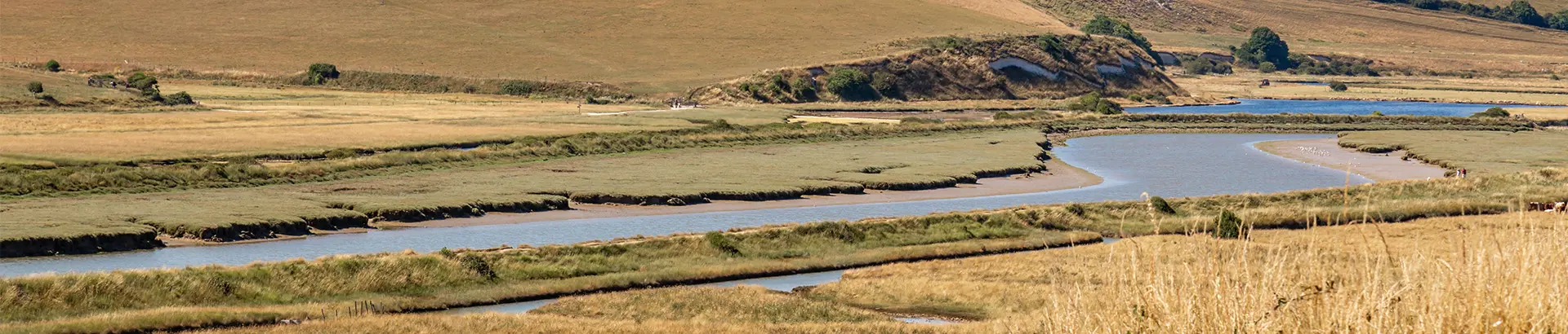 Cuckmere River low water levels summer