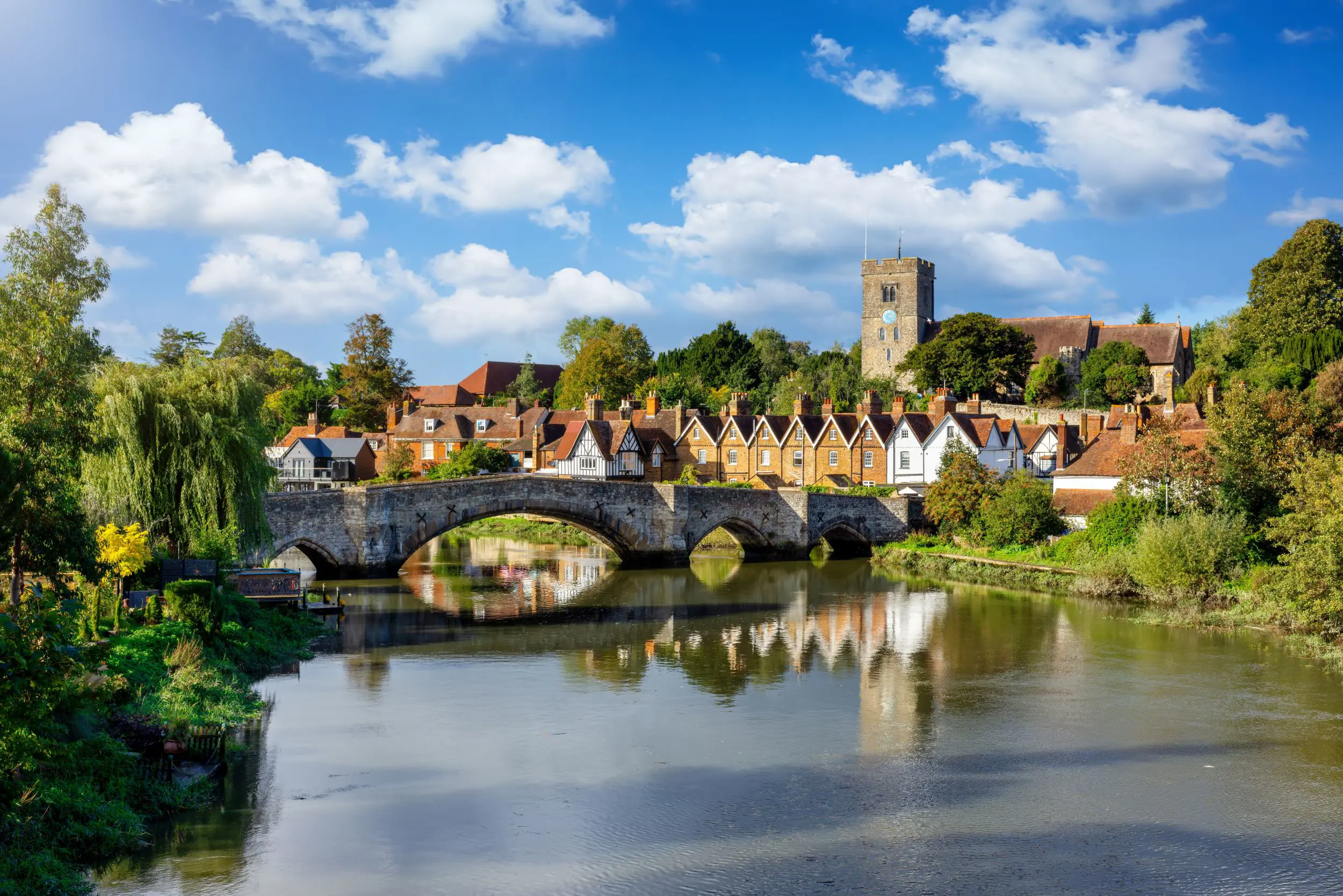 Aylesford Village River Medway Kent
