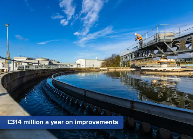 Southern Water worker on site