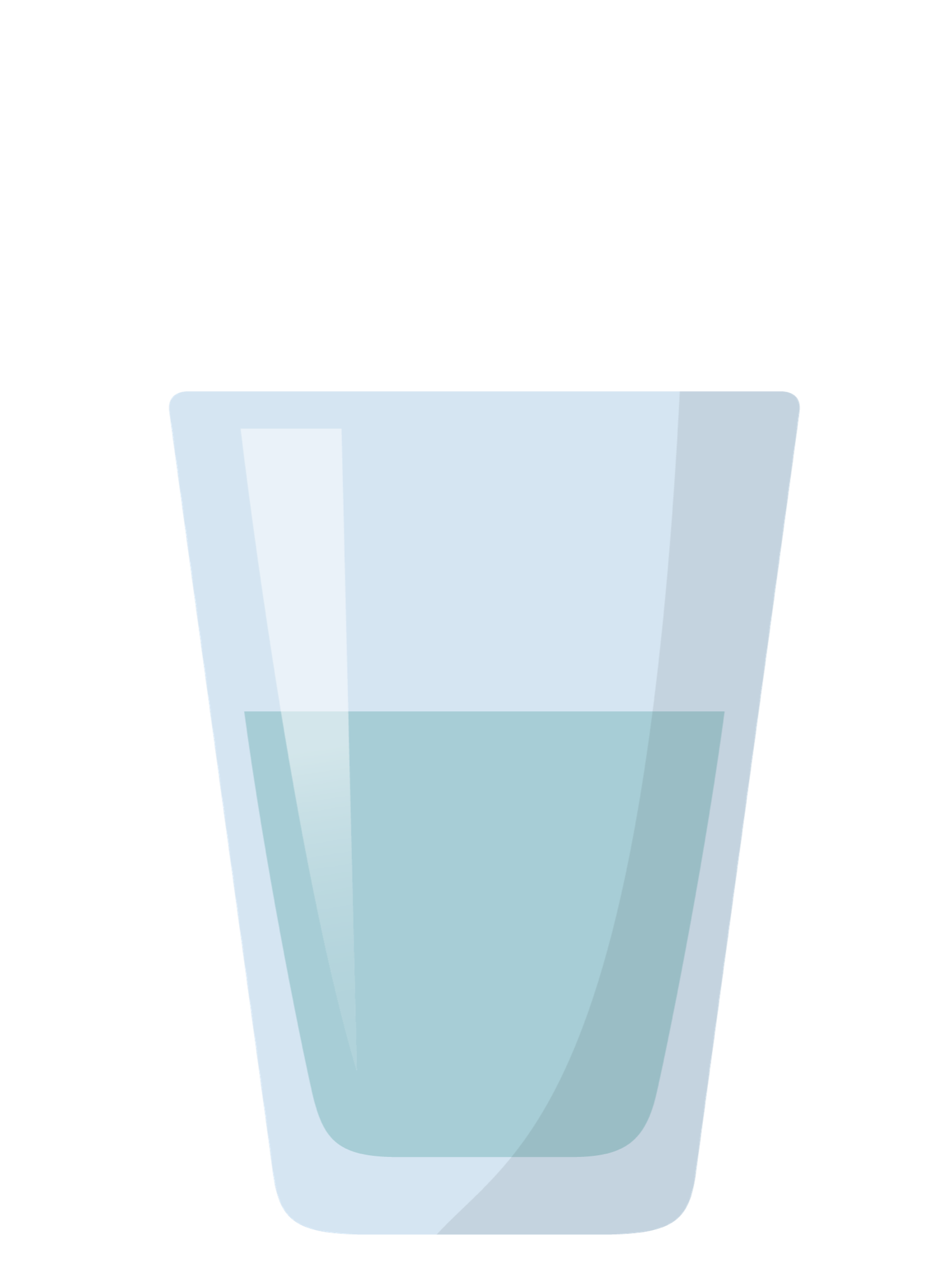A cartoon drawing of a glass of water which is smelly